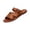Brown, variant on Commforr Summer Sandals, Walking Sandals Women, Comfortable Sandals for Women, Women's Dressy Flat Sandals, Open Toe Beach Slide Sandals with Non-Slip Rubber Sole for Summer Shoes, Brown, 6