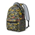 thumbnail image 4 of Tractor Print Waterproof Backpack - Ergonomic Student Bookbag with Breathable Mesh Straps, Organized Storage for Daily Use, 4 of 6