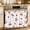 Red White, variant on Cherry Rustic Oven Skirt Curtain 27"Wx20"L, Waterproof Ruffled Stove Cover Skirt with 8 Ribbon Ties, Spring Summer Tropic Fruit Watercolor Decorative Oven Door Curtain for Kitchen Dishwasher Cabinet