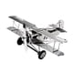 thumbnail image 3 of Modelo de Avión Vintage Strade Fareast Limited Planeador de Avión Decoración Retro Plata media, 3 of 8