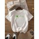 thumbnail image 2 of St. Patrick'S Day Shamrock Graphic Print T-Shirt, Short Sleeve Crew Neck Casual Top, Perfect for Summer and Spring, Women'S Clothing, 2 of 7
