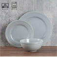 thumbnail image 5 of Mainstays Darby 12-Piece Stoneware Dinnerware Set Grey, 5 of 11