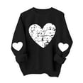 thumbnail image 5 of Wowcloth Women's Crewneck Sweatshirt with Long Sleeve and Valentine Print, Soft Comfortable Casual Wear for Daily Use and Special Wears, 5 of 8