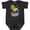 Black Leopard, variant on Grandma and Grandpa Camping Buddy Boys or Girls Baby Bodysuit