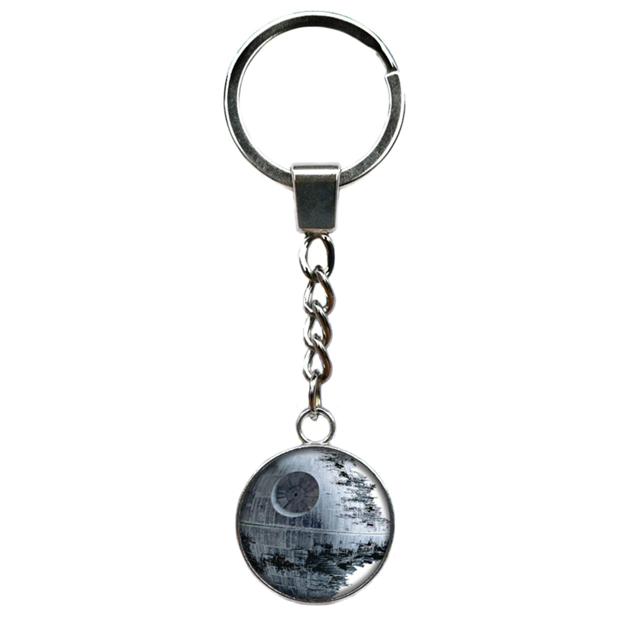 STAR WARS DEATH STAR Figurine FULL metal replica keychain Key chain collectible 