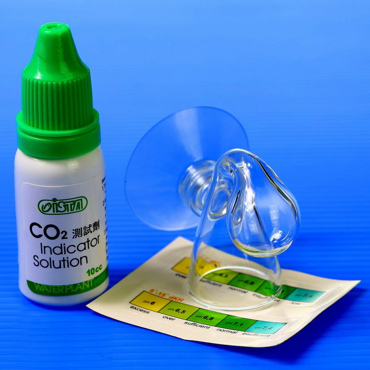 4dKH+Reagent USA Free Shipping CO2 Glass Drop Checker With Real Time Test Kit 