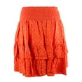thumbnail image 5 of Women's Printed Tiered Skirt OrgM 12, 5 of 5