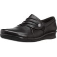 thumbnail image 2 of Clarks Mocassin Hope Roxanne pour Femme, Cuir Noir, 8 W US, 2 of 4