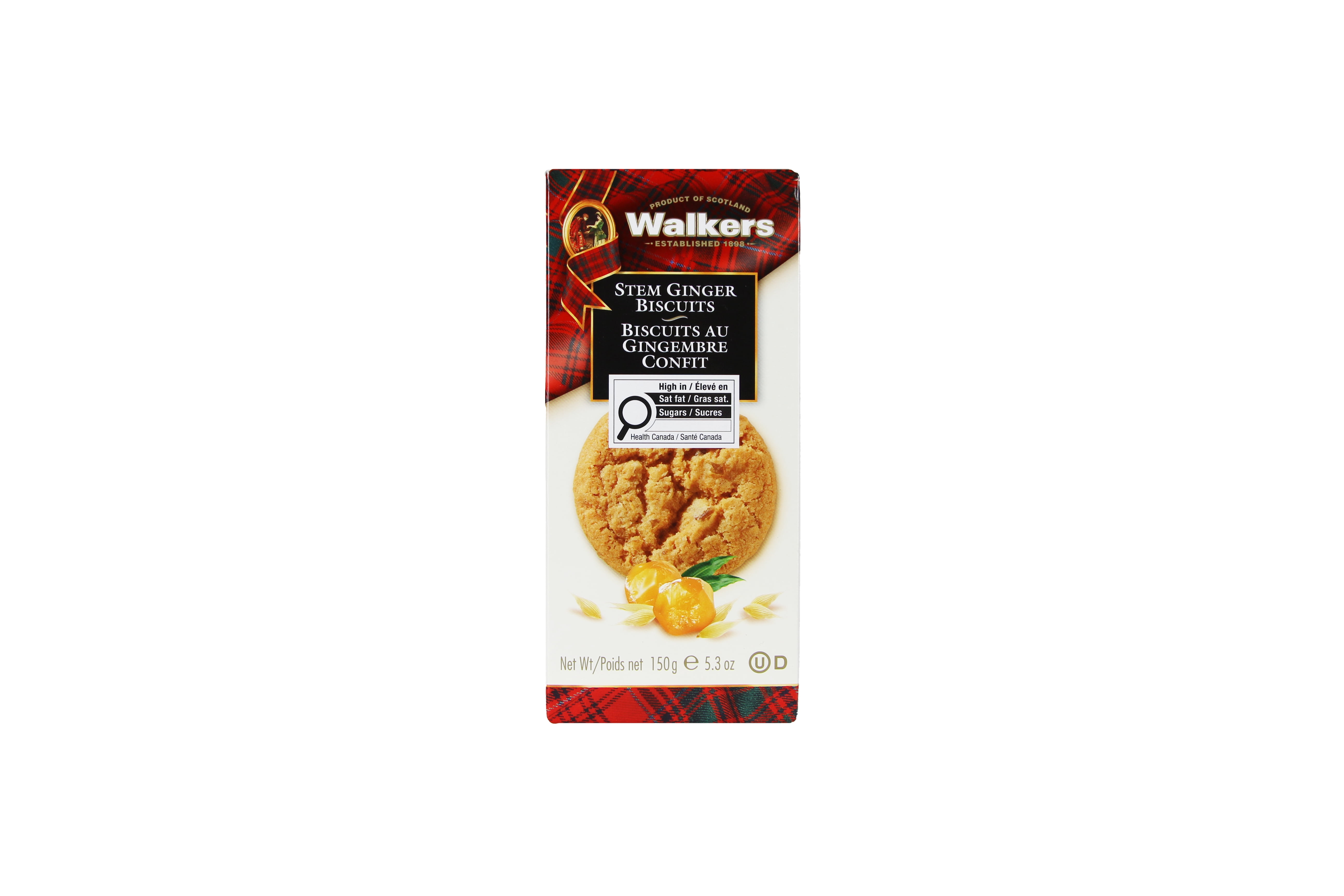 Biscuits sablés Walker au gingembre confit