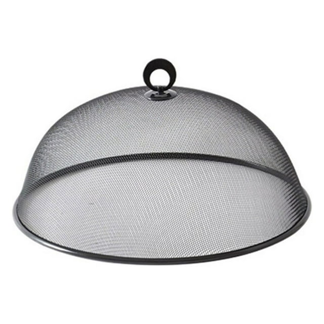 Matsuzay Cubierta de alimentos Mano de obra Accesorios para el hogar Tienda anti-volador Utensilios de cocina prácticos Sombra redonda Ahorro Mostrada Negro