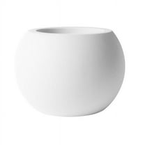 Avera Home Goods 109050 6 in. Sphere Planter, White - Pack of 4