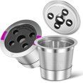 thumbnail image 1 of Reusable K Cups with Multistream Technology for Keurig K Supreme, K Supreme Plus and K Slim, Refillable Coffee Filters (2packs), 1 of 7