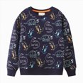 thumbnail image 2 of Gerichy Boys Sweatshirts Kids Long Sleeve Pullovers Cotton Crewneck Tops Tshirts for Toddler Boy 2T-8T, 2 of 7