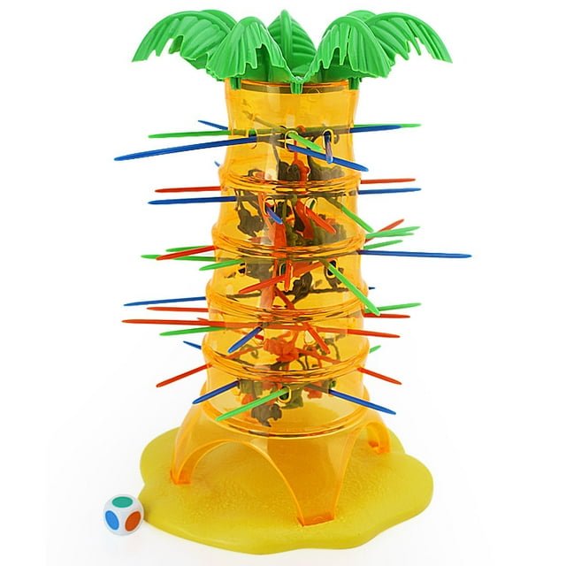 Juego de mono interactivo para padres e hijos, mono que se cae, mono que trepa al árbol, rompecabezas, juego de escritorio, juguete para niños