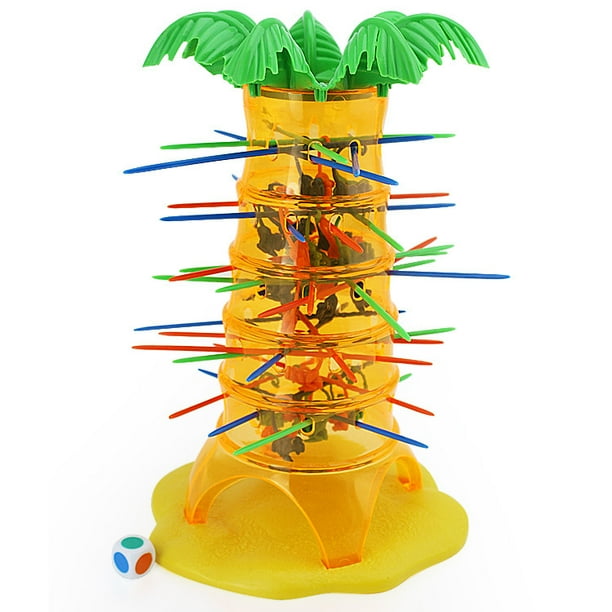 Juego de mono interactivo para padres e hijos, mono que se cae, mono que trepa al árbol, rompecabezas, juego de escritorio, juguete para niños
