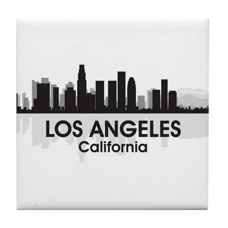

CafePress - Los Angeles Skyline - Tile Coaster Drink Coaster