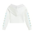 thumbnail image 6 of Zshosam Teen Girls Hoodies Trendy Cute Hoodies for Teen Girls Printed Hoodie Print Hooded Sweatshirt Pullover Size 5T 6T,(White 5-6 Years), 6 of 6