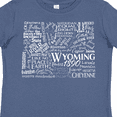 thumbnail image 4 of Inktastic Wyoming State Word Salad Boys or Girls Toddler T-Shirt, 4 of 5