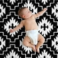thumbnail image 3 of Yibo Black and White Colors Decorative Blanket Flannel Soft and Comfortable Anti-static Bed Sofa Blanket, 3 of 7
