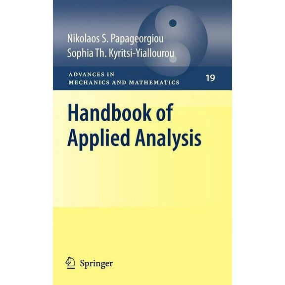 Advances in Mechanics and Mathematics Handbook of Applied Analysis, Book 19, (Hardcover)