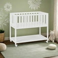thumbnail image 2 of AFG Baby Furniture Mila Wooden Portable Bassinet White, 2 of 9