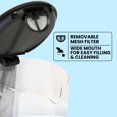 thumbnail image 5 of Total Chef Cordless Electric Glass Kettle with LED Light, 1.8 QT/1.7L, 5 of 5