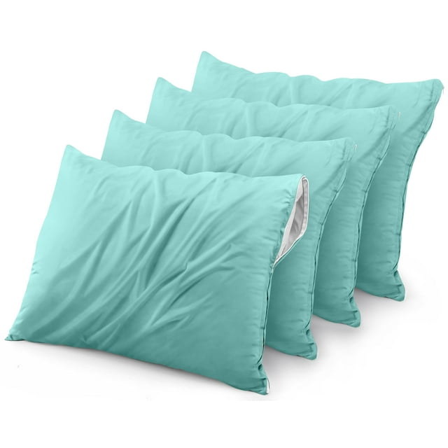 Protectores de almohada Utopia Bedding, impermeables, tamaño king, 4 unidades