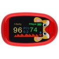 thumbnail image 1 of RV Oxímetro de pulso de la yema del dedo de los niños Oled pediátricos rojos Monitor de oxígeno en sangre Spo2 brillar Electrónica, 1 of 4