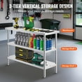 thumbnail image 4 of VEVOR Table de Préparation des Aliments en Acier Inoxydable Table de Travail de Cuisine Commerciale 18"x48 Pouces, 4 of 9