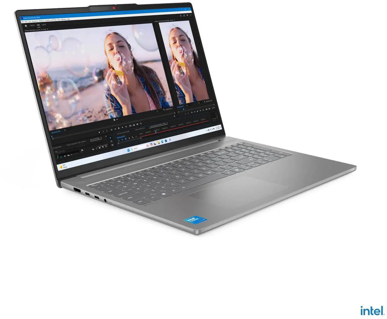 Lenovo IdeaPad Slim 5 16" Touchscreen Lightweight Laptop, Intel Core 7 240H, 32GB DDR5, 2TB SSD, Grey