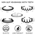 thumbnail image 3 of LinYooLi Plastic Hair Bands with Teeth, 10 Packs Thin Headbands for Women Girls Teens, Non Slip Hair Comb Head Bands Hair Accessories, 3 of 7