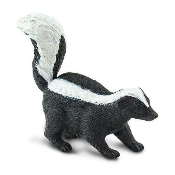 Safari Ltd. Striped Skunk Figurine - Lifelike 2.5" Model Figure - Educational Toy for Boys, Girls, and Kids Ages 3 