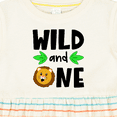 thumbnail image 4 of Inktastic Wild and One Cute Lion Birthday Girls Baby Dress, 4 of 5