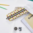 thumbnail image 6 of Yiaed Merry Christmas Santa Print Leather Pencil Case - Leather Pen Pencil Holder - Elegant & Practical Pencil Pouch for Work & Office, 6 of 7