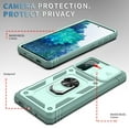 thumbnail image 3 of Decase Shockproof Rugged Case with Built-in Ring Kickstand & 360° Full Protection Anti-Scratch Privacy Slide Cover for Samsung Galaxy S20 FE,Magnetic Car Mount Compatible, Card Slot Design,G, 3 of 11