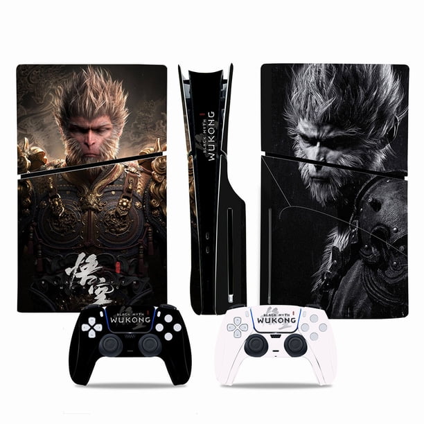 Cool Decal Cover Vinilo A Prueba de Polvo Likrtyny para Consola y Controladores PS5 Slim Disc