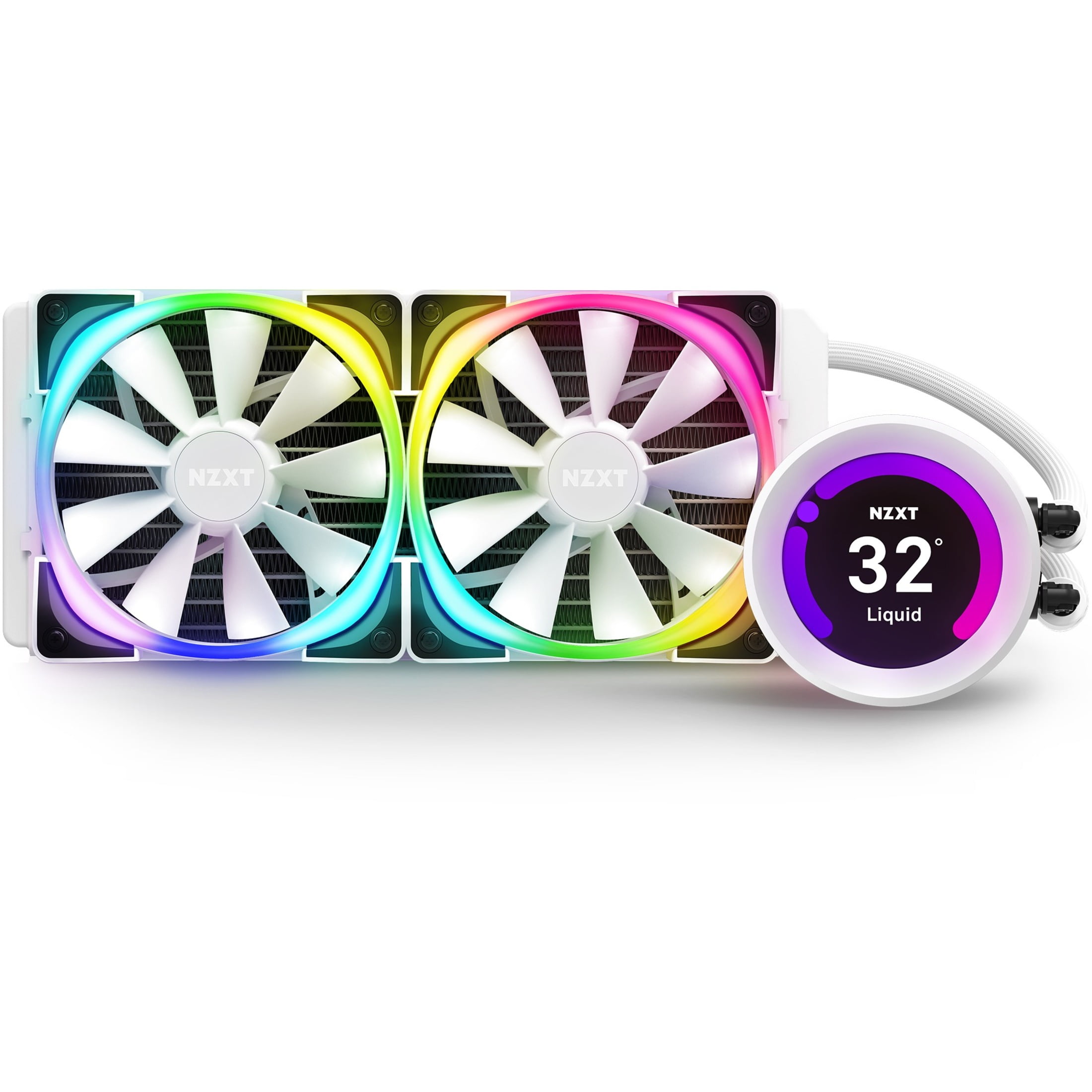 NZXT Kraken Z53 RGB 240mm Liquid Cooler with LCD Display - Walmart.com