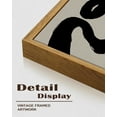 thumbnail image 5 of SHENIFY Black Abstract Boho Wall Art 16x24in3pcs Framed Wood Geometric Wall Decor Minimalist Bohemian Bedroom Decor Canvas Prints, 5 of 8