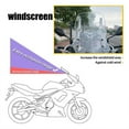 thumbnail image 6 of Universally Motorcycle Windshield Extension Adjustable Spoiler Clamp On Windscreen Deflector For Most Model, 6 of 12