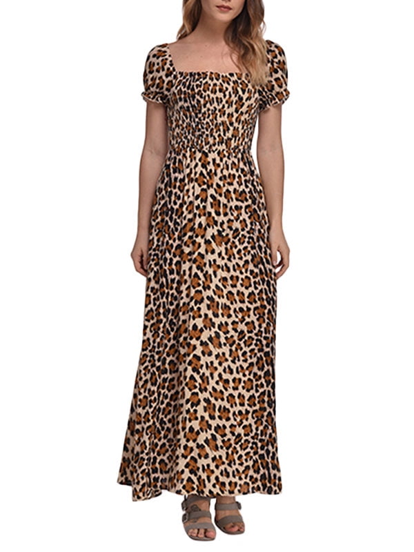 leopard dress walmart