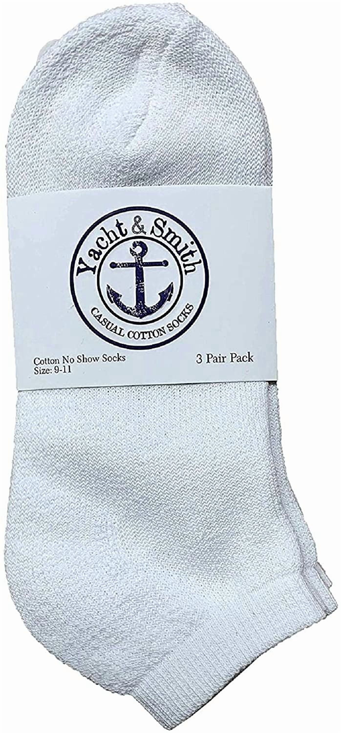 120 Pairs Of Yacht & Smith Bulk Womens Ankle Socks Low Cut Ankle Socks Size 9-11 (White)