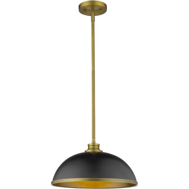 Citadel 1 Light Pendant Matte Black Copper Bronze Com Citadel 1 Light Pendant Matte Black, How To Clean Copper Light Fixture