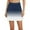 Dark Blue, variant on Tennis Skirts For Women Printed Double Layer Skort With Pockets Elastic Waist For Yoga Running And Casual Sports Wear Womens Athletic Skirt