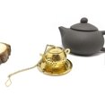 thumbnail image 2 of Tea Infuser Teapot - Stainless Steel Infuser (Gold), 2 of 5