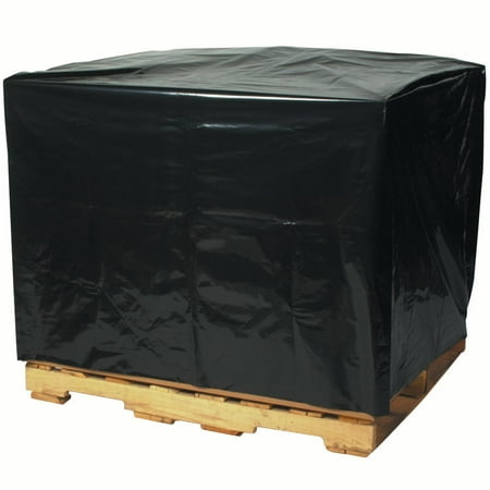 Box Partners Pallet Covers,3 Mil,48x42x48, Blk,50/CS - BXP PC164