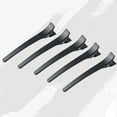 thumbnail image 4 of 12 pinzas para el pelo con diseño de pico de pato negro esmerilado, accesorios para el cabello para mujeres y niñas (negro), 4 of 7