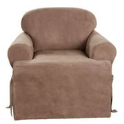 Sure Fit Soft Suede T-cushion Chair Slip