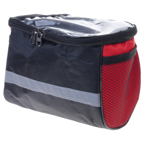 Large Capacity Bike Handlebar Bags with Removable Shoulder Strap Bicycles Front Storage Pouches Cycling Phone Bag