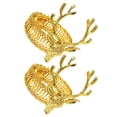 thumbnail image 3 of 2 uds. Hebillas de cortina de ciervos navideños, alzapaños de cortina navideña de Metal, decoraciones para cortinas, 3 of 6