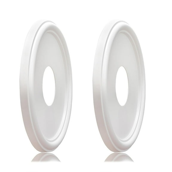 Molded PU Ceiling Medallion for Light Fixtures and Ceiling Fans,13x4x1-1/8in(OD X ID X (Fits Canopies Up to 10-1/2in)